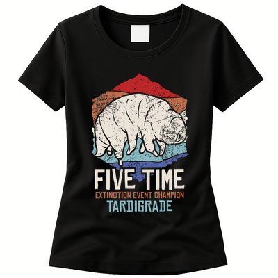 Tardigrade Water Bear Extinction Event Champion Print Womens T-Shirt