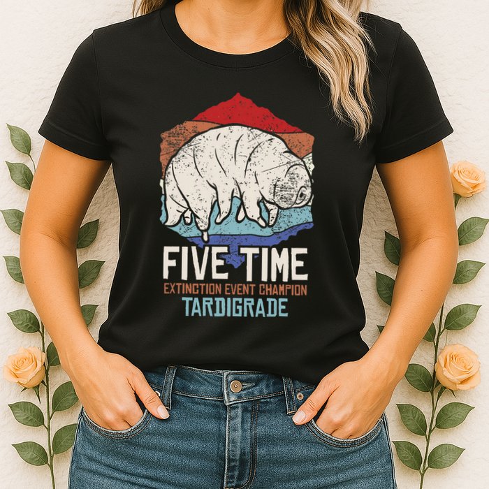 Tardigrade Water Bear Extinction Event Champion Print Womens T-Shirt