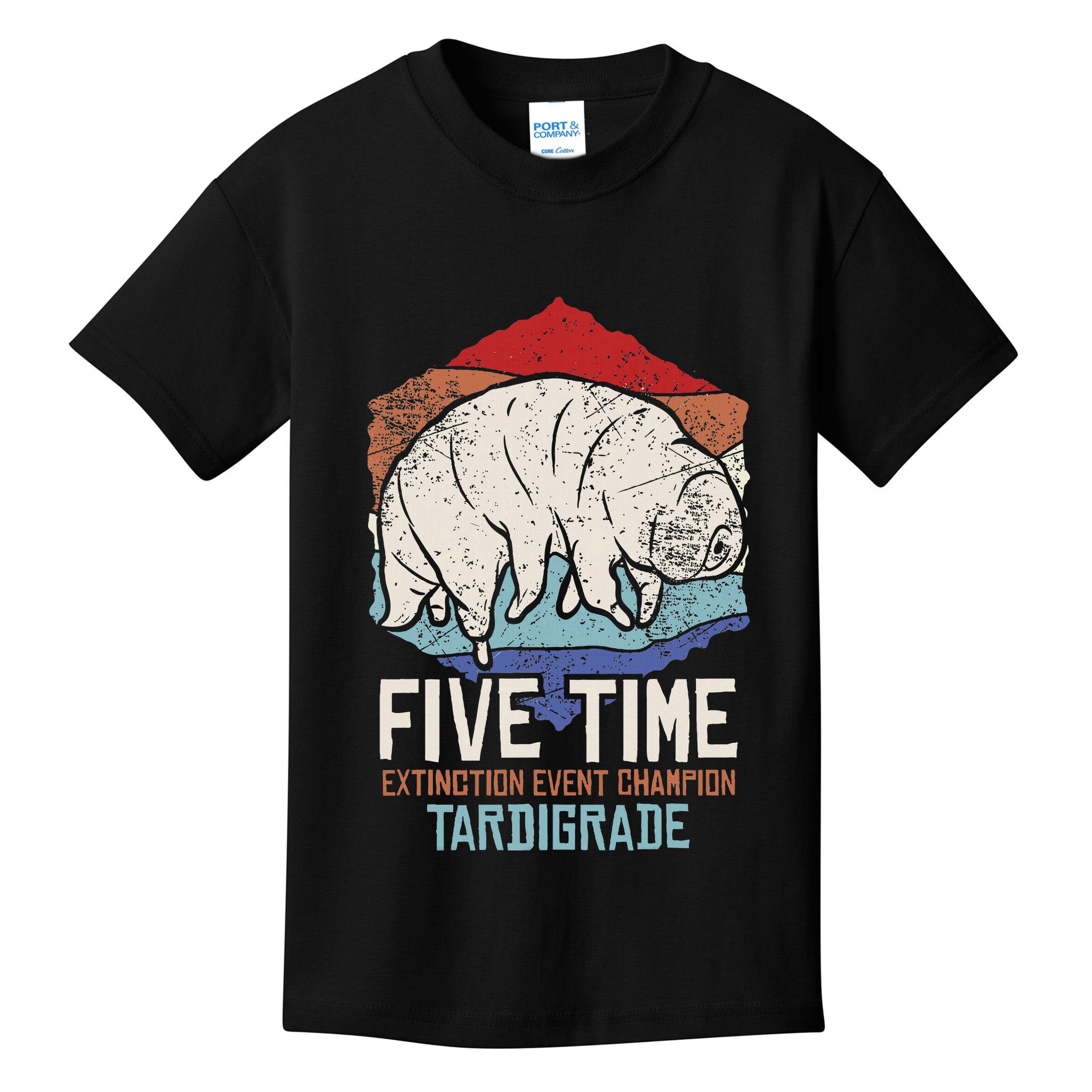 Tardigrade Water Bear Extinction Event Champion Print Kids T-Shirt