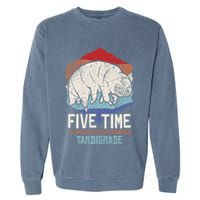 Tardigrade Water Bear Extinction Event Champion Print Garment-Dyed Sweatshirt