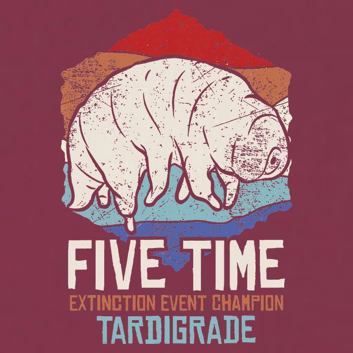Tardigrade Water Bear Extinction Event Champion Print 16oz Travel Tumbler