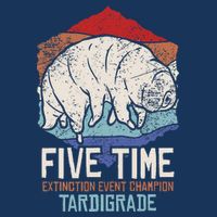 Tardigrade Water Bear Extinction Event Champion Print Infant Baby Jersey Bodysuit