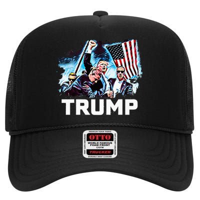 Trump Will Be Legend High Crown Mesh Back Trucker Hat