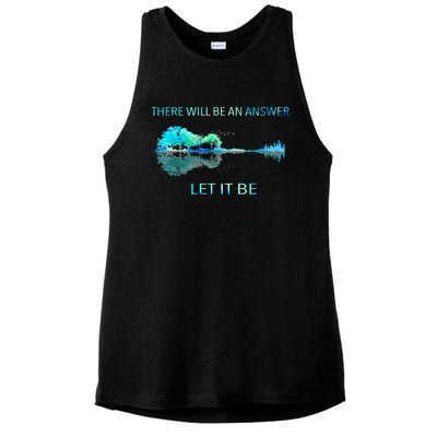 There Will Be An Answer Let It Be Ladies PosiCharge Tri-Blend Wicking Tank