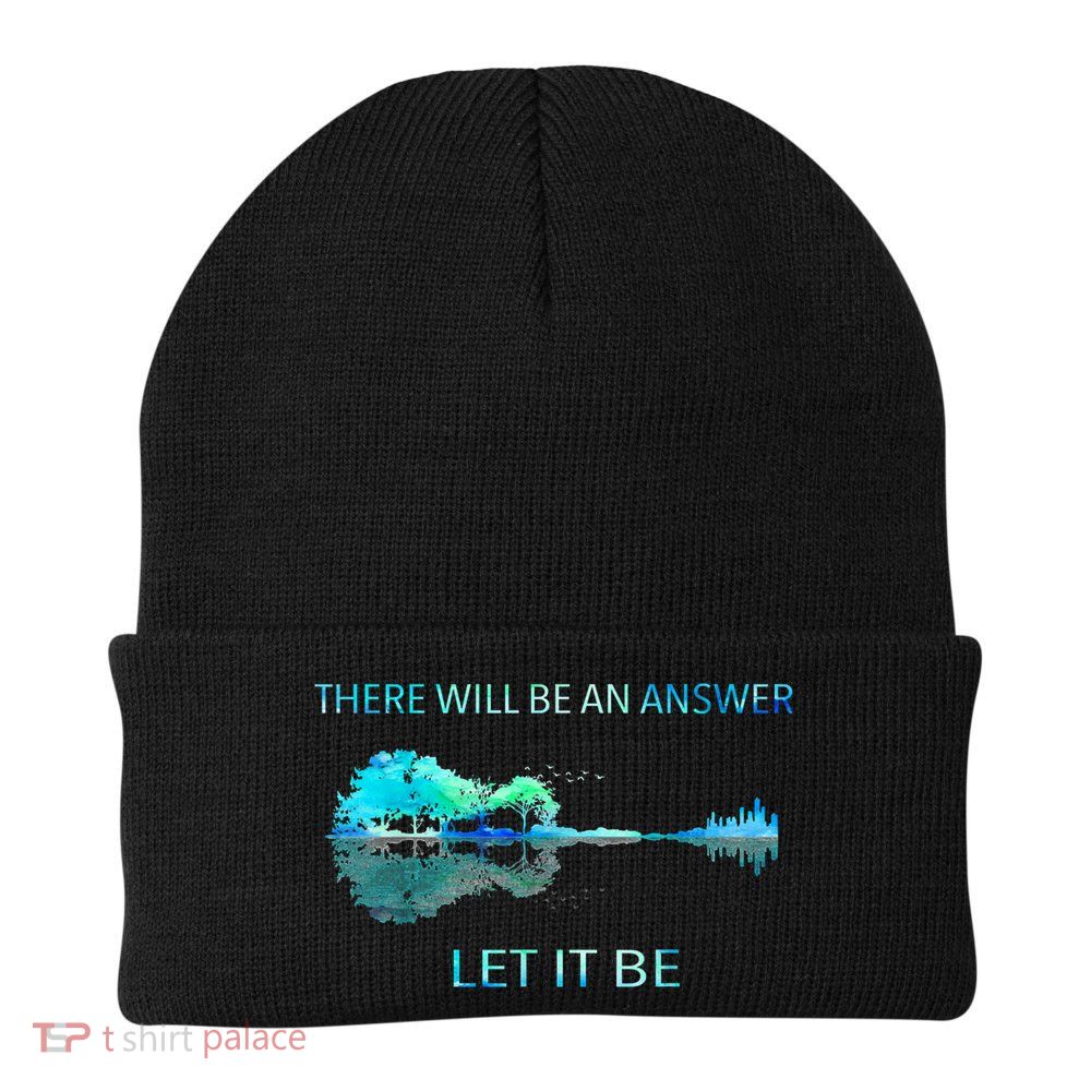 There Will Be An Answer Let It Be Knit Cap Winter Beanie