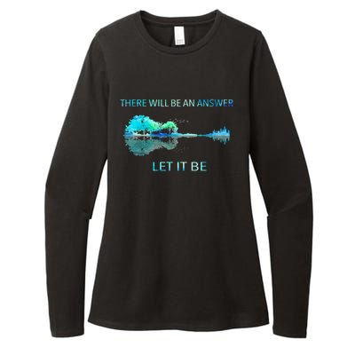 There Will Be An Answer Let It Be Womens CVC Long Sleeve Shirt