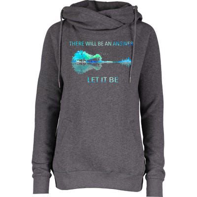 There Will Be An Answer Let It Be Womens Funnel Neck Pullover Hood