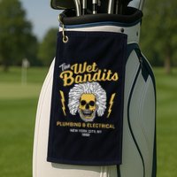 The Wet Bandits Funny Movie Golf Towel