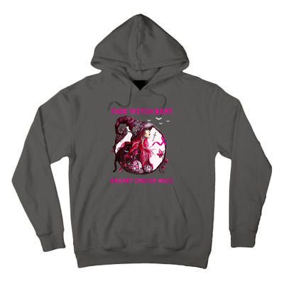 This Witch Beat Breast Cancer Once Awareness Witch Night Tall Hoodie