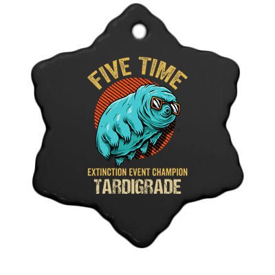 Tardigrade Water Bear Extinction Event Champion Microbiology Ceramic Star Ornament