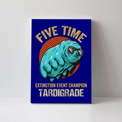 Tardigrade Water Bear Extinction Event Champion Microbiology Canvas