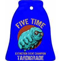 Tardigrade Water Bear Extinction Event Champion Microbiology Ceramic Bell Ornament