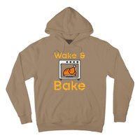 Thanksgiving Wake Bake Turkey Day Fall Chef Mom Hoodie