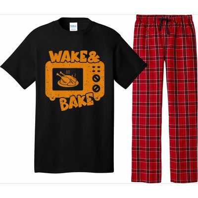 Turkey Wake Bake Feast Meal Dinner Thanksgiving Chef Pajama Set