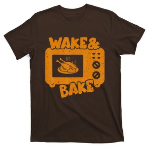 Turkey Wake Bake Feast Meal Dinner Thanksgiving Chef T-Shirt