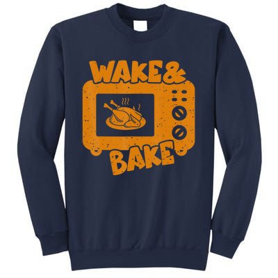 Turkey Wake Bake Feast Meal Dinner Thanksgiving Chef Sweatshirt