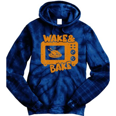 Turkey Wake Bake Feast Meal Dinner Thanksgiving Chef Tie Dye Hoodie