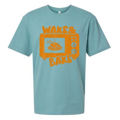 Turkey Wake Bake Feast Meal Dinner Thanksgiving Chef Sueded Cloud Jersey T-Shirt