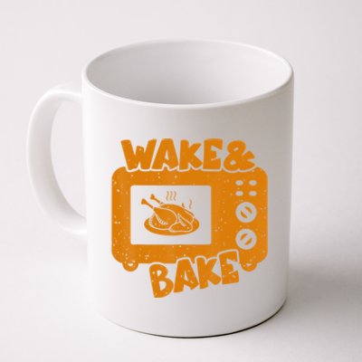 Turkey Wake Bake Feast Meal Dinner Thanksgiving Chef Coffee Mug