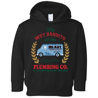 The Wet Bandits Est 1990 Plumbing Co Home Alone Christmas Xmas Holiday Toddler Hoodie