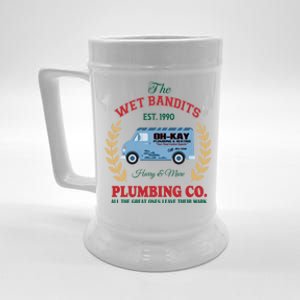 The Wet Bandits Est 1990 Plumbing Co Home Alone Christmas Xmas Holiday Beer Stein