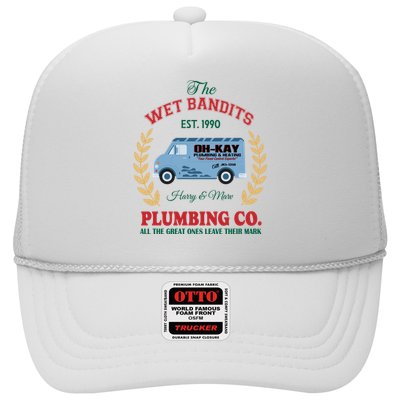 The Wet Bandits Est 1990 Plumbing Co Home Alone Christmas Xmas Holiday Trucker Hat