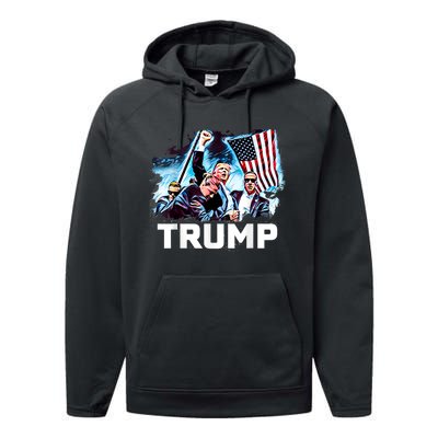 Trump Will Be Legend Trump 2024 Legendary Performance Fleece Hoodie