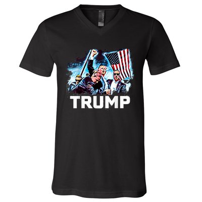 Trump Will Be Legend Trump 2024 Legendary V-Neck T-Shirt