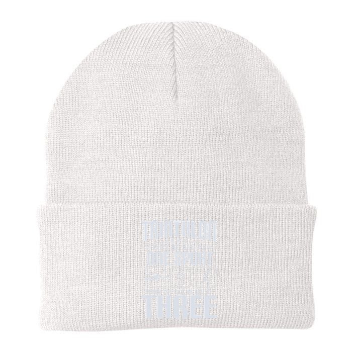 Triathlon Why Be Bad At One Sport - Triathlete Sports Lover Knit Cap Winter Beanie