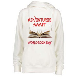 Teachers World Book Day 2022 World Book Day Gift Womens Funnel Neck Pullover Hood