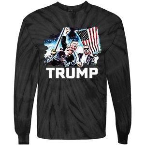 Trump Will Be Legend Tie-Dye Long Sleeve Shirt