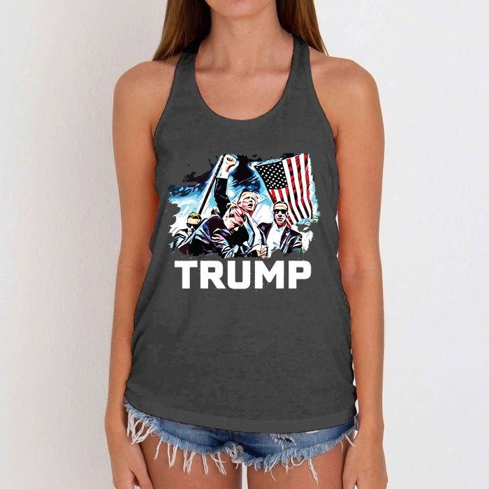 Trump Will Be Legend Women's Knotted Racerback Tank