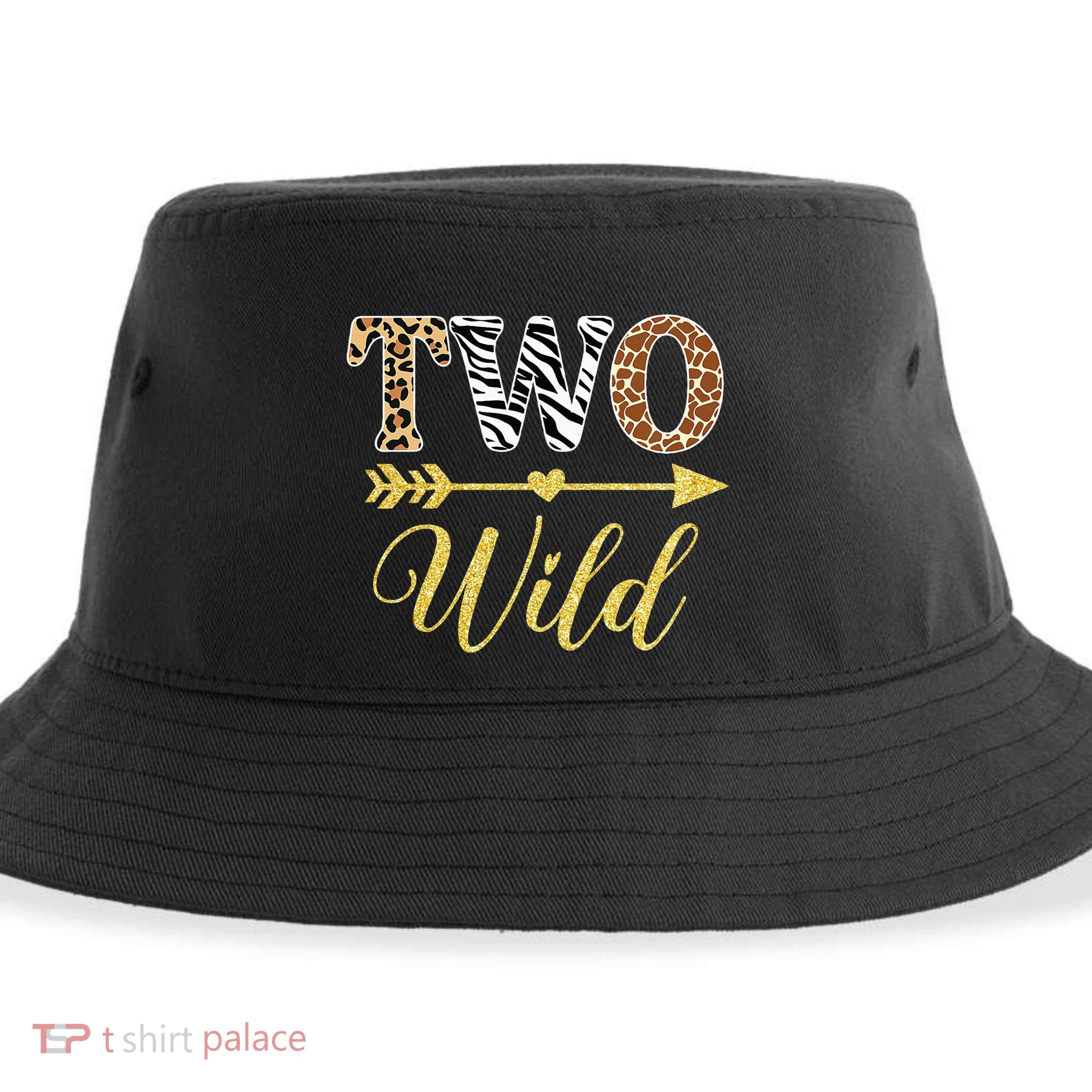 Two Wild Birthday Outfit Zoo Themed 2nd Birthday Sustainable Bucket Hat