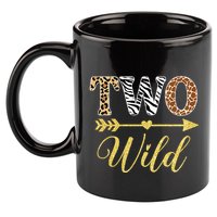 Two Wild Birthday Outfit Zoo Themed 2nd Birthday 11oz C Handle Ceramic Mug