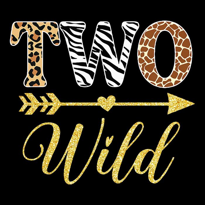Two Wild Birthday Outfit Zoo Themed 2nd Birthday Zip Tote Bag