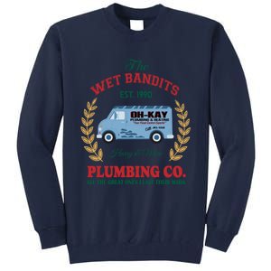 The Wet Bandits Est 1990 Christmas Holiday Home Alone Tall Sweatshirt