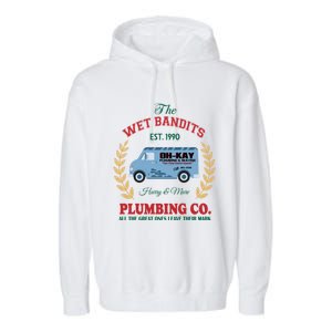 The Wet Bandits Est 1990 Christmas Holiday Home Alone Garment-Dyed Fleece Hoodie