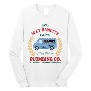 The Wet Bandits Est 1990 Christmas Holiday Home Alone Long Sleeve Shirt