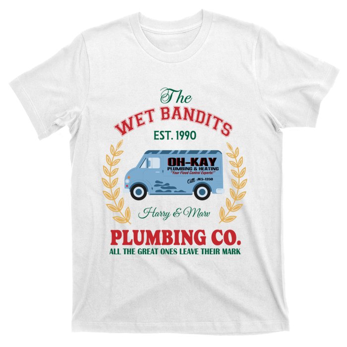 The Wet Bandits Est 1990 Christmas Holiday Home Alone T-Shirt