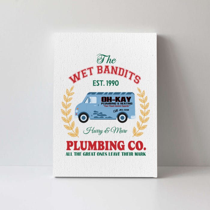 The Wet Bandits Est 1990 Christmas Holiday Home Alone Canvas