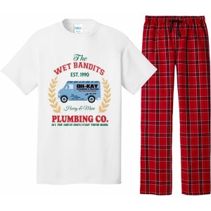 The Wet Bandits Est 1990 Christmas Holiday Home Alone Pajama Set