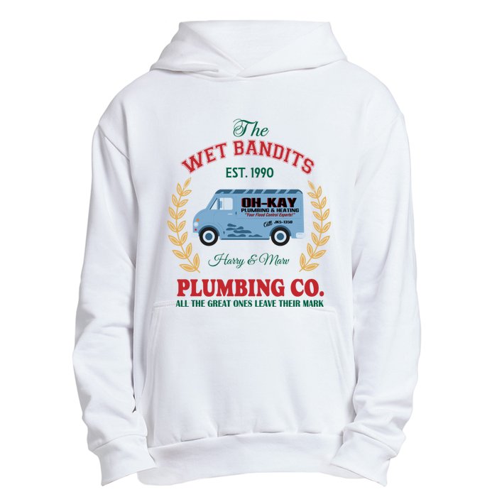 The Wet Bandits Est 1990 Christmas Holiday Home Alone Urban Pullover Hoodie