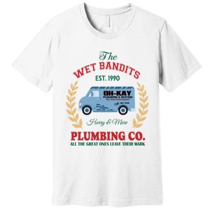 The Wet Bandits Est 1990 Christmas Holiday Home Alone Premium T-Shirt