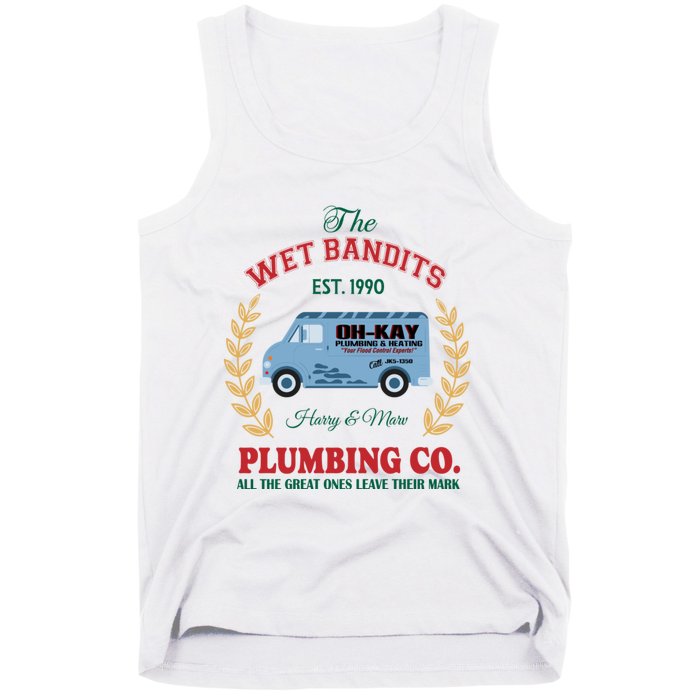 The Wet Bandits Est 1990 Christmas Holiday Home Alone Tank Top