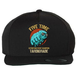 Tardigrade Water Bear Extinction Event Champion Microbiology Wool Snapback Cap