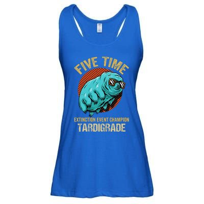 Tardigrade Water Bear Extinction Event Champion Microbiology Ladies Essential Flowy Tank