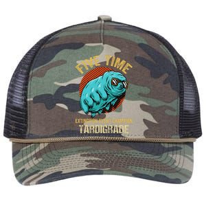 Tardigrade Water Bear Extinction Event Champion Microbiology Retro Rope Trucker Hat Cap