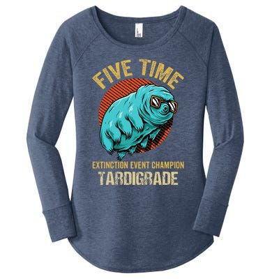 Tardigrade Water Bear Extinction Event Champion Microbiology Women's Perfect Tri Tunic Long Sleeve Shirt