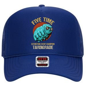 Tardigrade Water Bear Extinction Event Champion Microbiology High Crown Mesh Back Trucker Hat