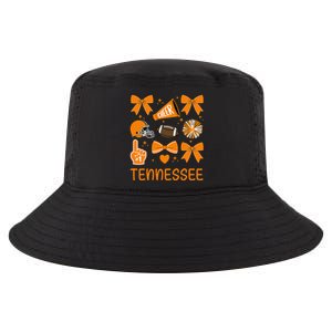 Tennessee Women Bow Orange For Tn Lovers Gift Cool Comfort Performance Bucket Hat